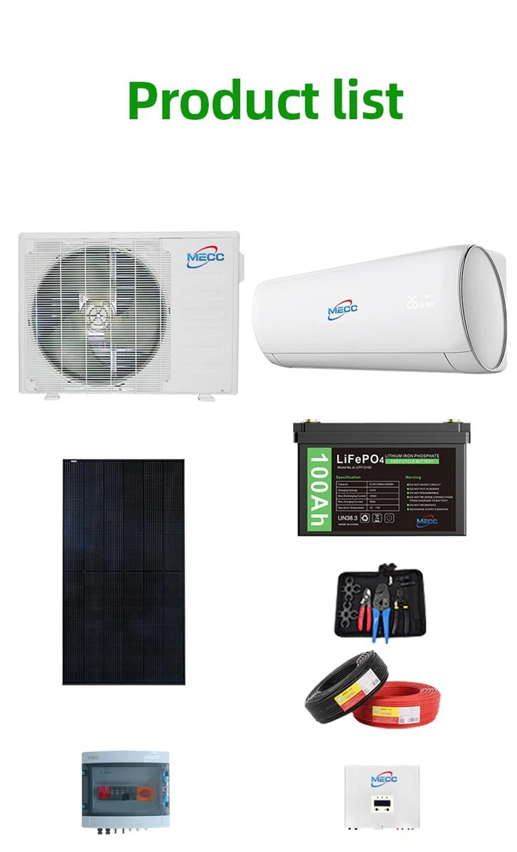 12000btu Top-quality Solar Air Conditioner Home Installation