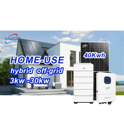 Система сонячної енергії 10 кВт вимкнено Grid Hybrid